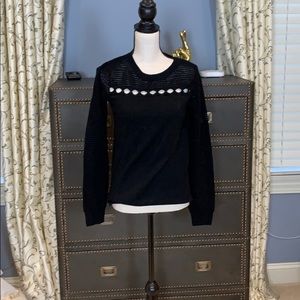 One grey day black sweater